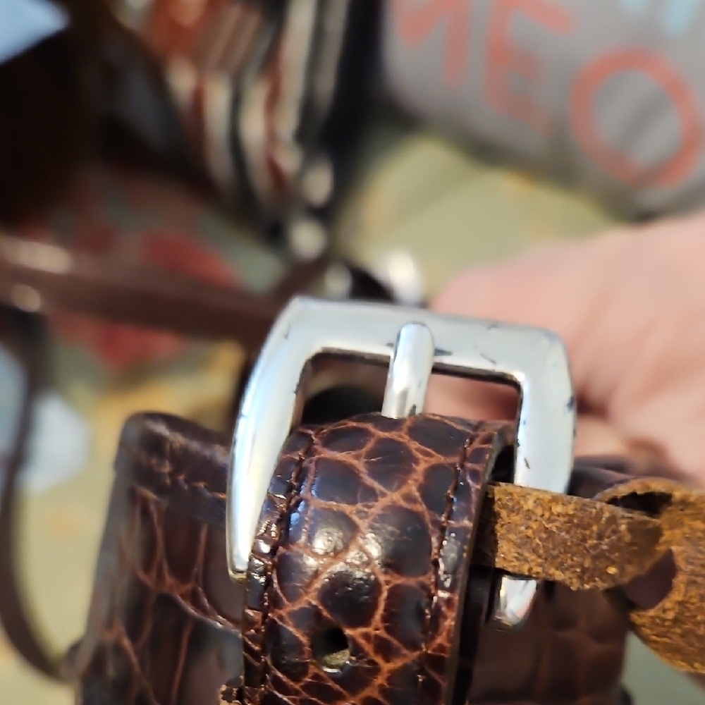 Brighton Tan and Brown Woven Shoulder Bag - Picture 7 of 9